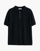 Signature Zip-Up Polo