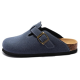 Pucon Suede Clog - Dark Blue