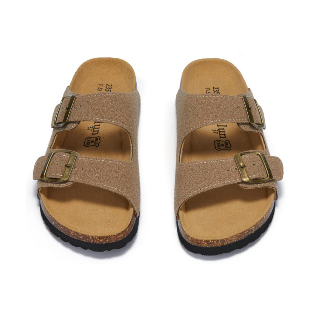 Suede Birken Sandal - Sand