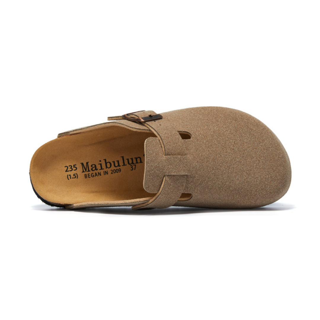 Pucon Suede Clog - Sand