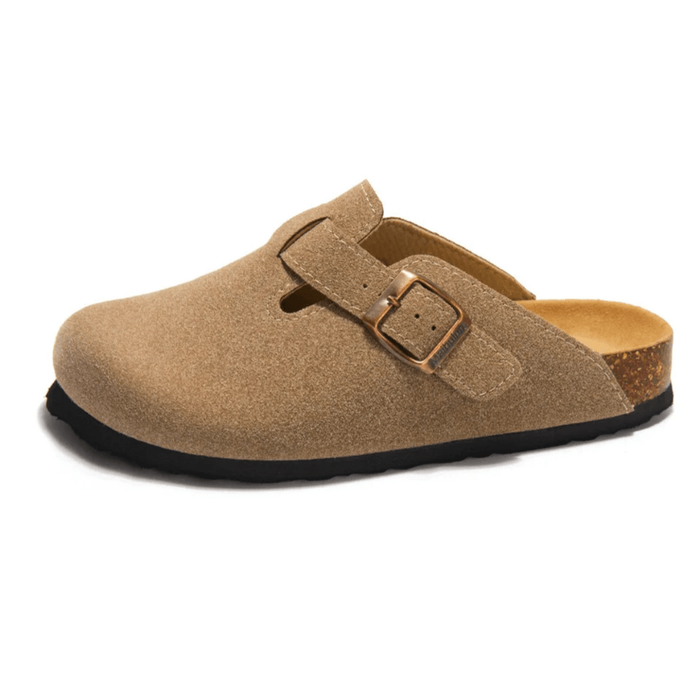 Suede Clog - Sand