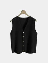 Cashmere Cardigan Vest