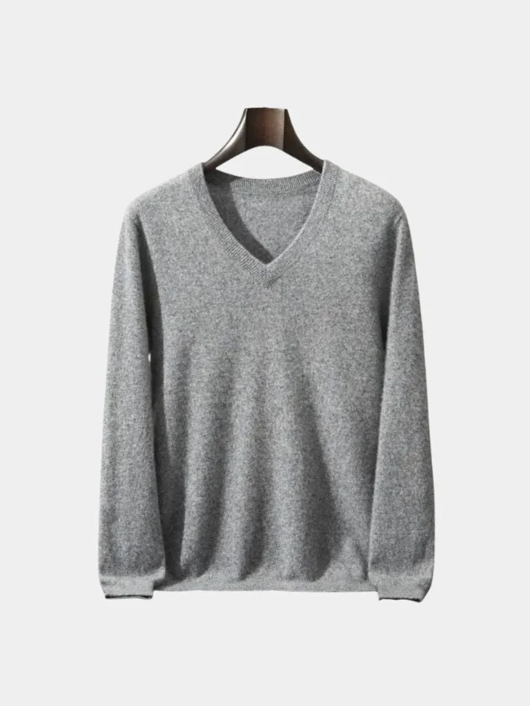 Cashmere V Neck Knitwear Sweater