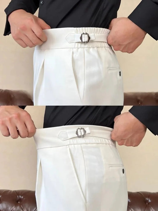Classic Italy Sidetab Elastic Trousers