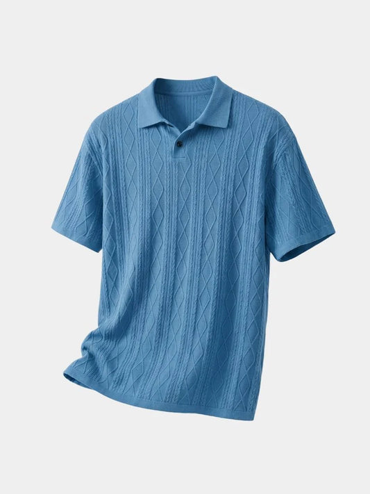 Imperial Diamond Knit Polo Shirt