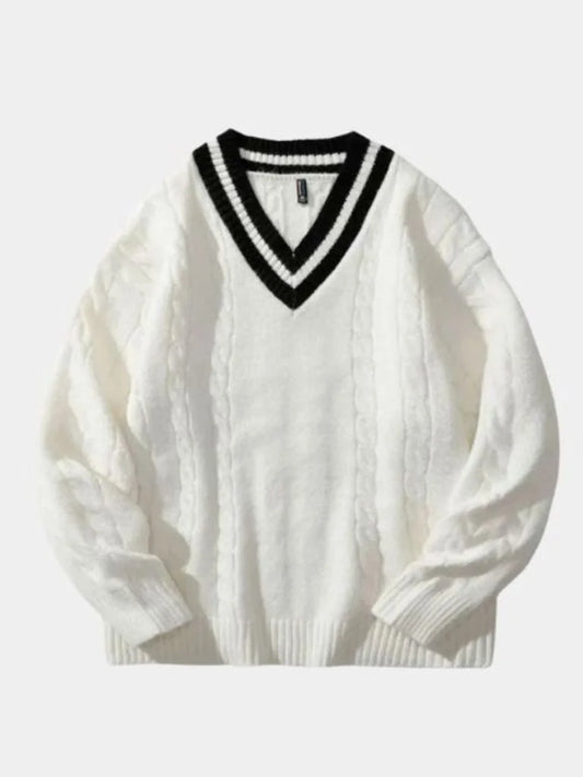 Minimalist V-Neck Sweater