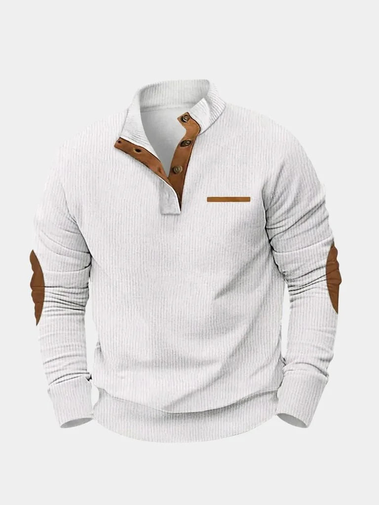 Monaco Casual Henley Pullover