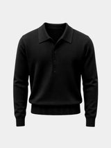 Old Money Knit Polo Pullover