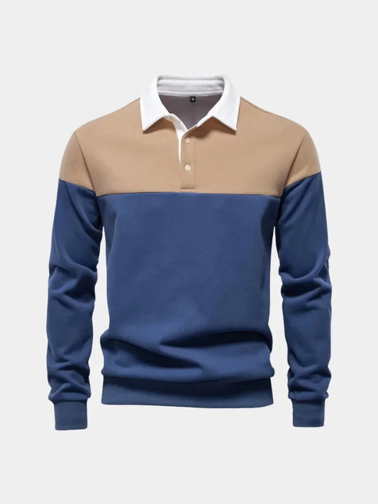 Alpine Zip-Neck Polo Pullover