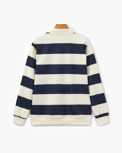 Vintage Stripe Rugby Polo