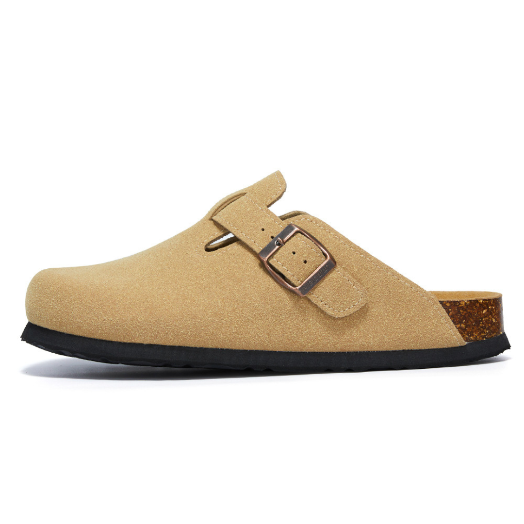Pucon Suede Clog - Light Brown
