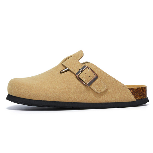 Pucon Suede Clog - Light Brown