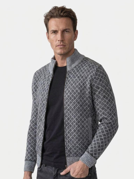 Vintage Jacquard Cardigan