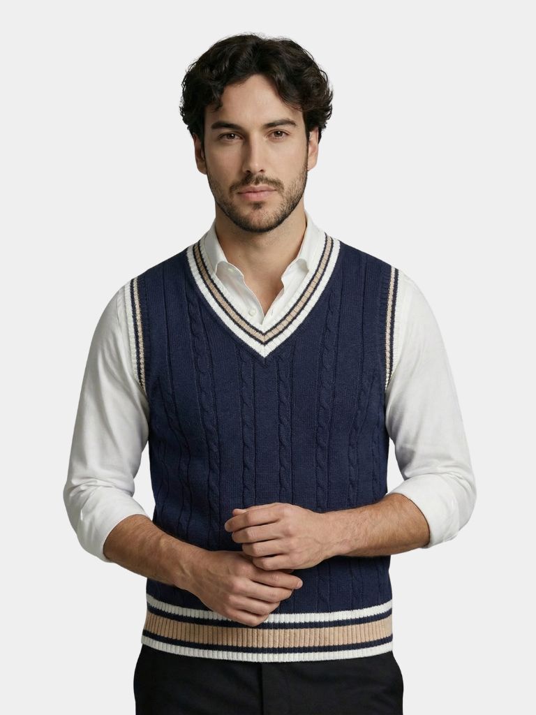 V Neck Elegant Knit Vest