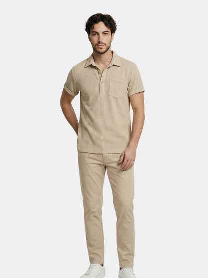 Textured Short Sleeve Shirt
