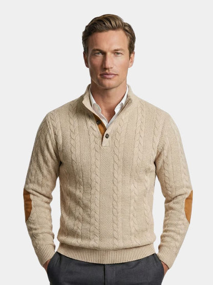 Timberline Long Collar Knit Sweater