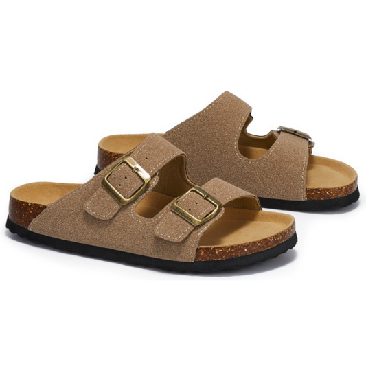 Suede Birken Sandal - Sand