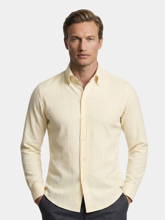 Striped Button Down Seersucker Shirt