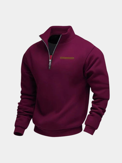 Slate Urban High Collar Pullover