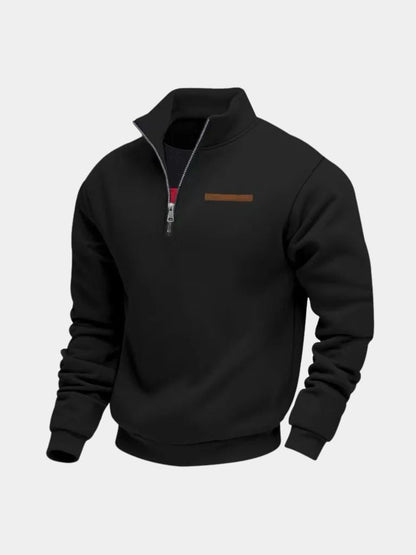 Slate Urban High Collar Pullover
