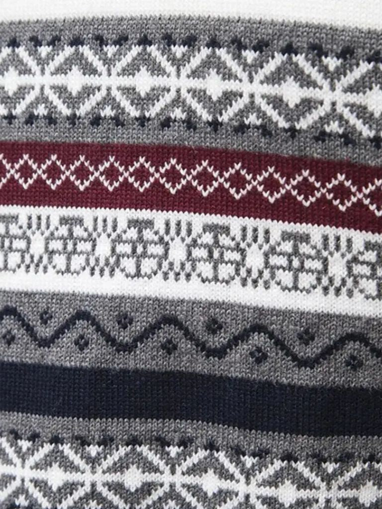 Half Zip Knit Pullover Sweater