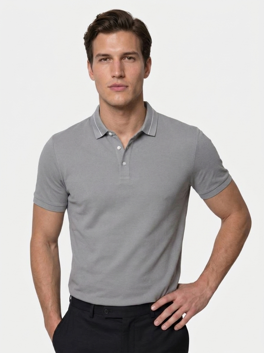 Steel Grey Polo