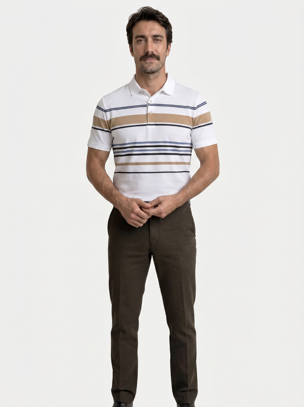 Sunset Stripe Polo