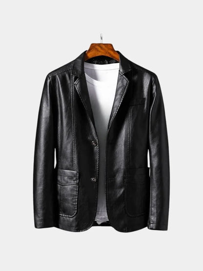 Bold Caramel Leather Jacket