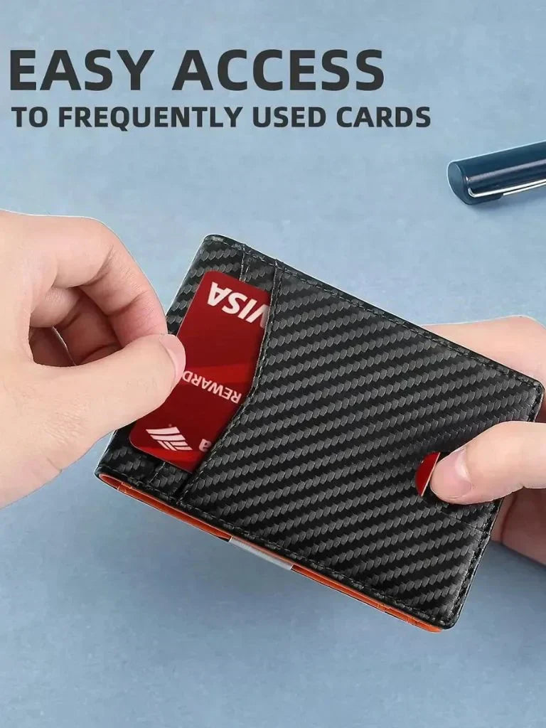 Carbon Fiber Anti RFID Minimalist Wallet