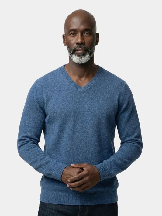 Cashmere V Neck Knitwear Sweater