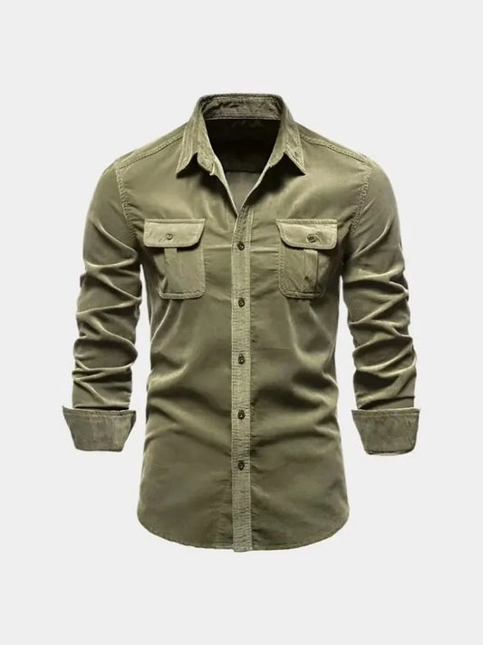 Casual Business Corduroy Shirt