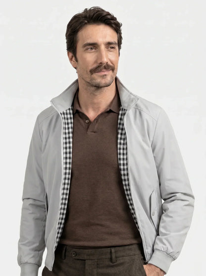 Casual Solid Bomber Jacket