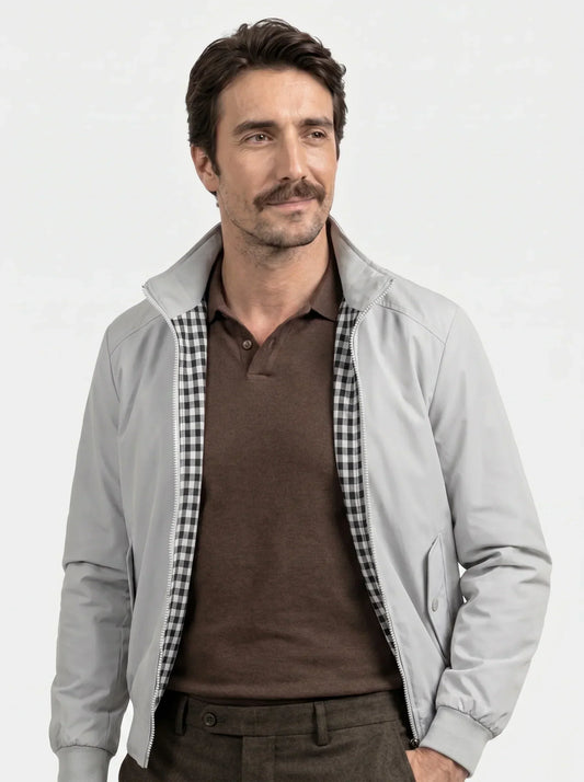 Casual Solid Bomber Jacket