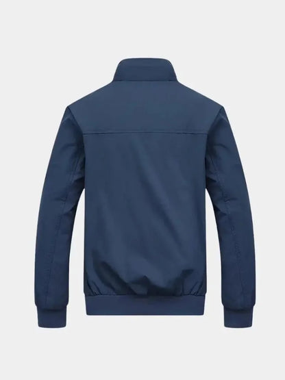 Casual Solid Bomber Jacket
