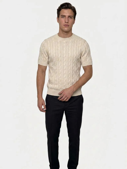 Classic Lozenge Knit T-Shirt