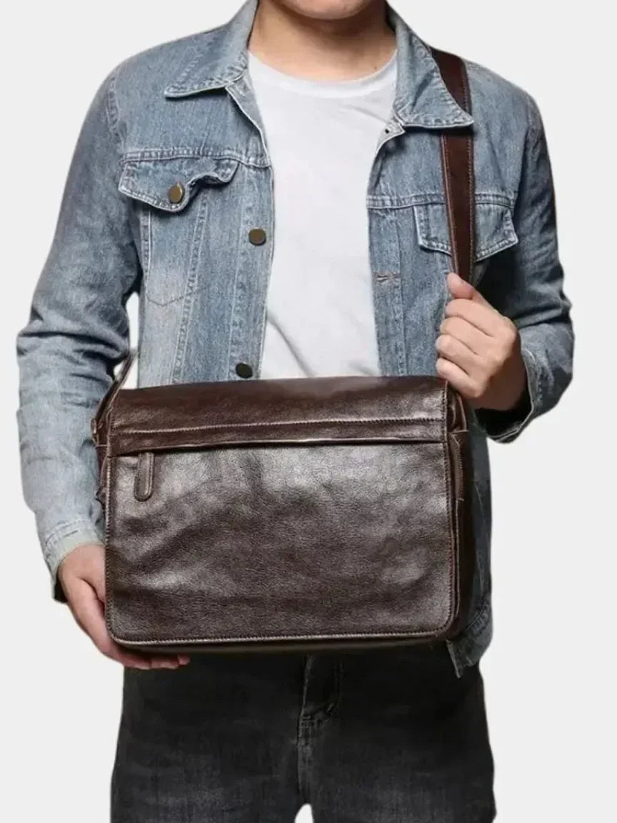 Classic Messenger Leather Bag