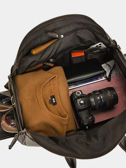 Continental Weekender Leather Travel Bag