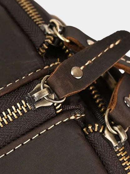 Continental Weekender Leather Travel Bag
