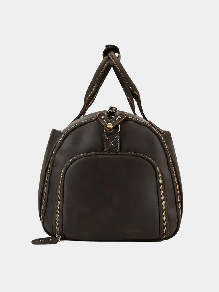 Continental Weekender Leather Travel Bag
