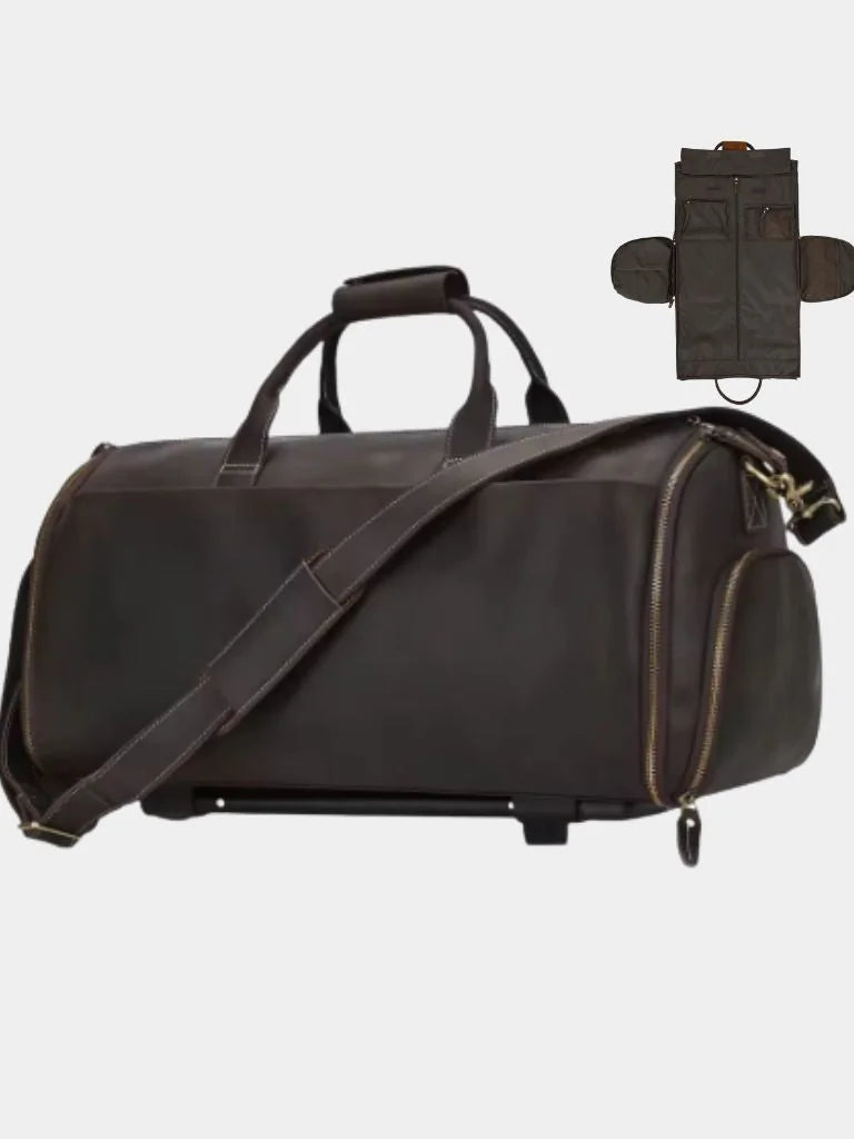 Continental Weekender Leather Travel Bag