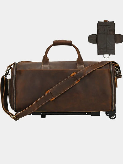 Continental Weekender Leather Travel Bag