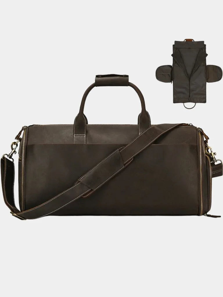 Continental Weekender Leather Travel Bag