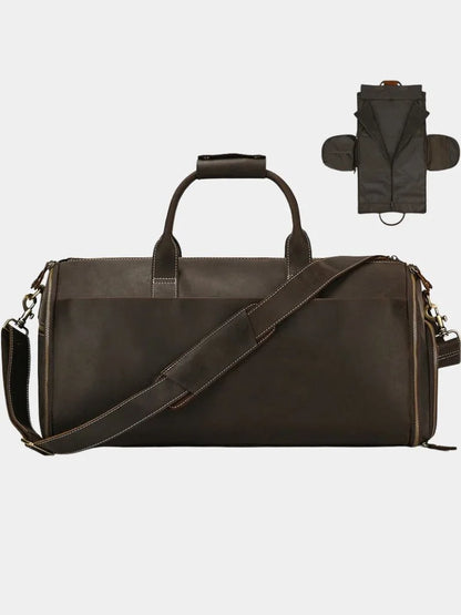 Continental Weekender Leather Travel Bag