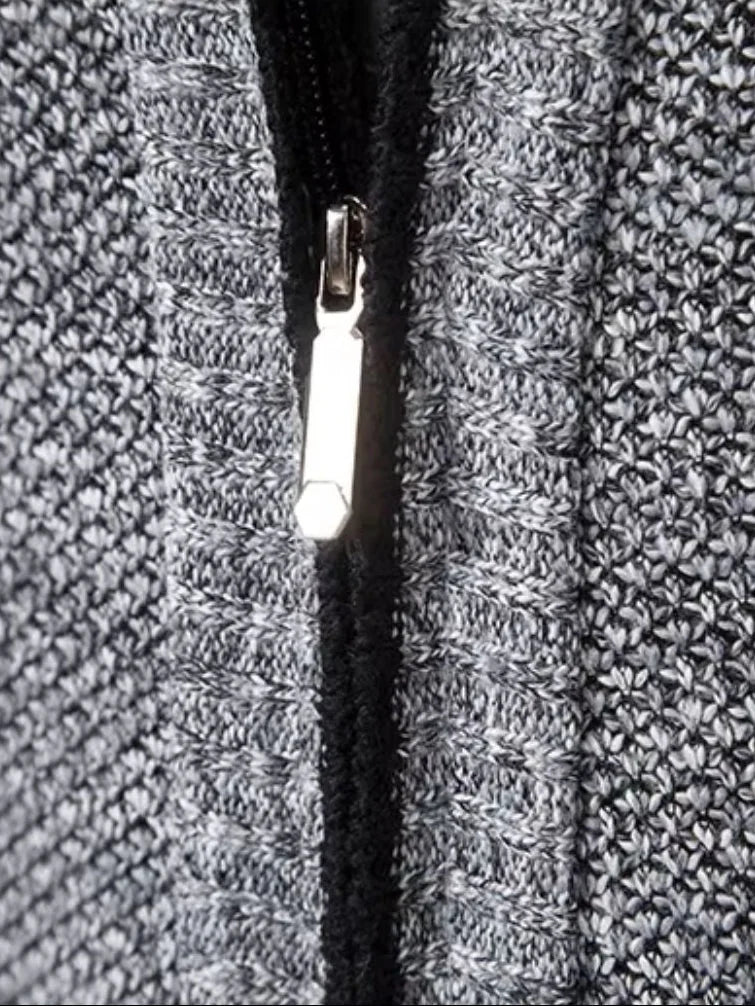 Elegant Full-Zip Sweater Vest