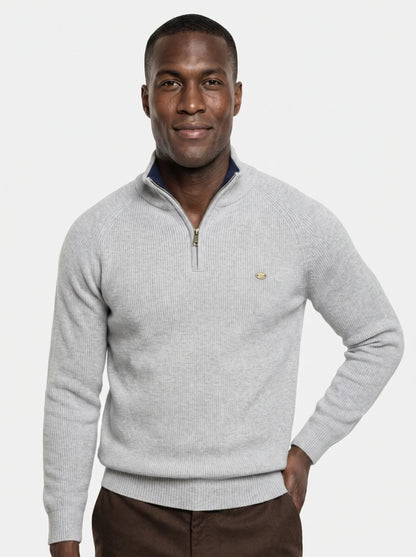 Elegant Quarter Zip Sweater