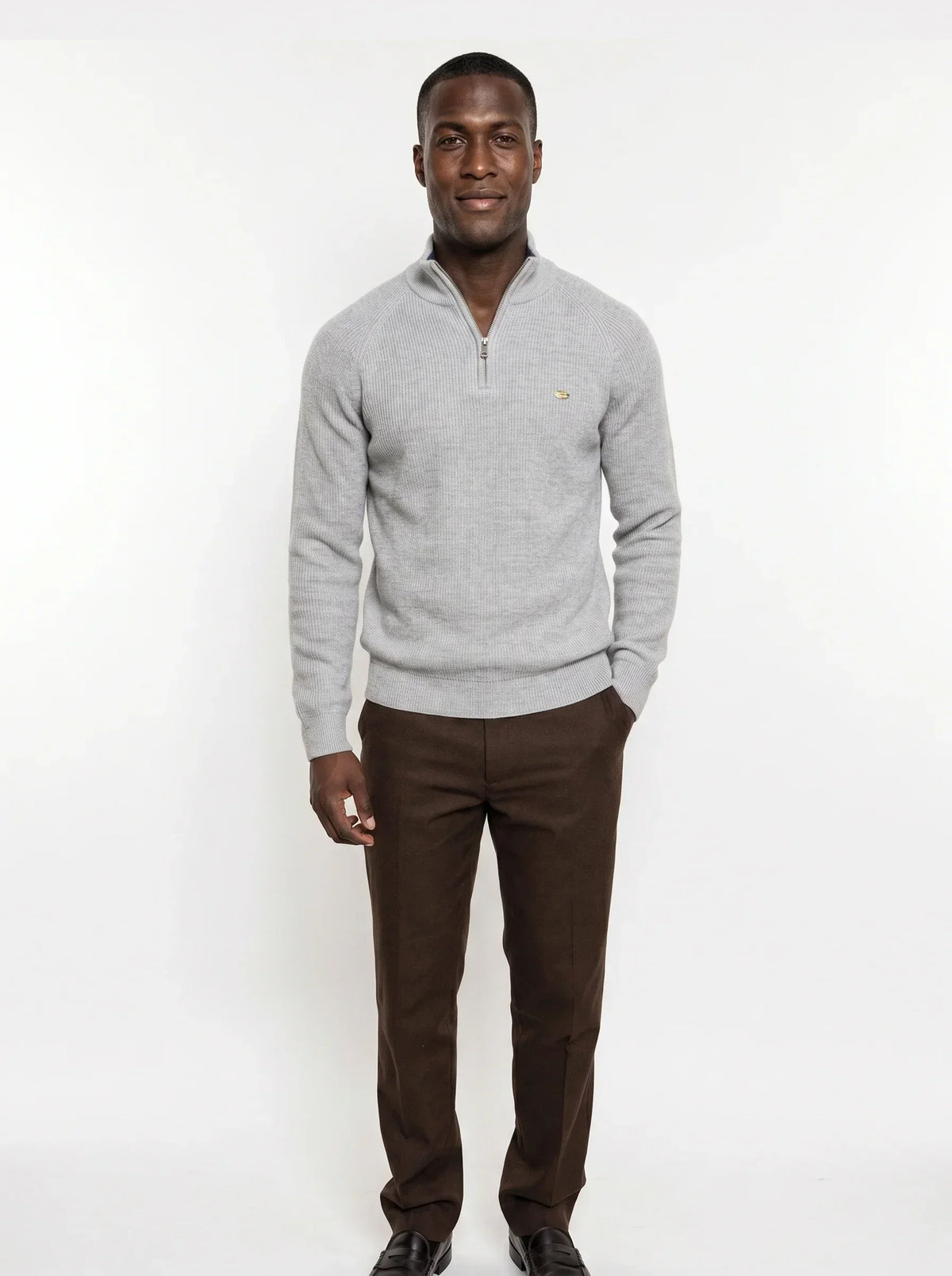 Elegant Quarter Zip Sweater