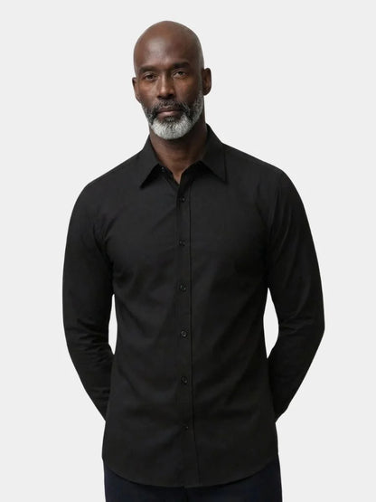 Elegant Spearpoint Collar Shirt