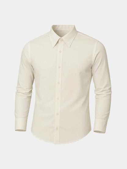 Elegant Spearpoint Collar Shirt