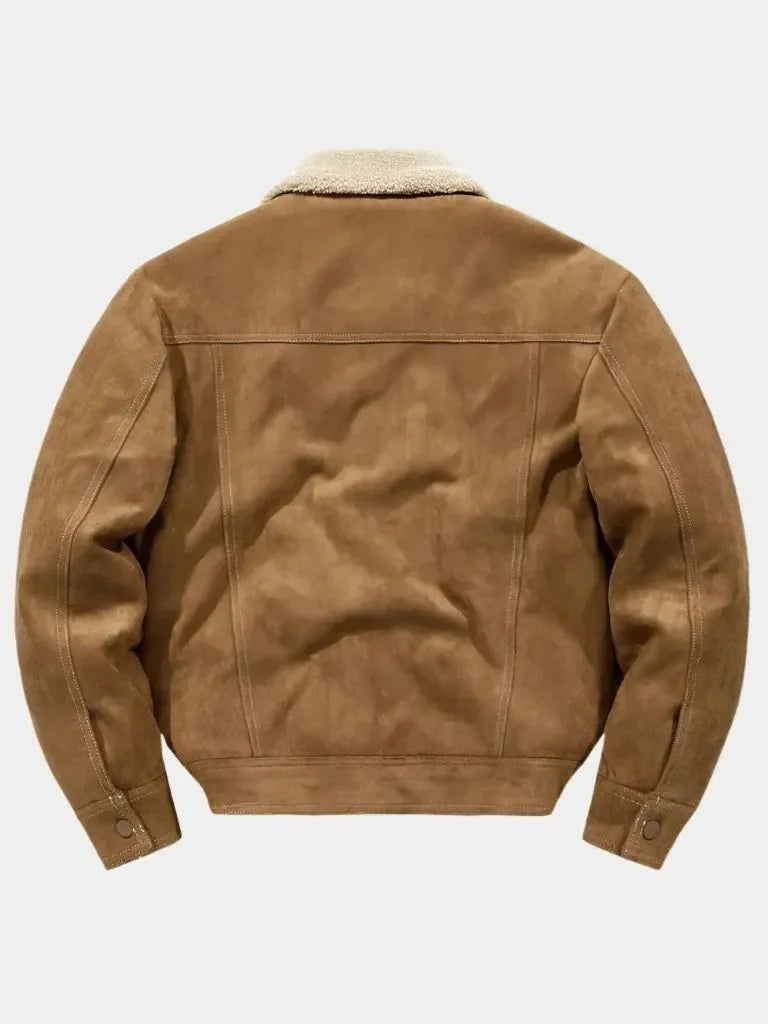 Essential Fleece Suede Jacket