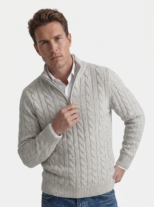 Essential Half Zip Curve Sweater